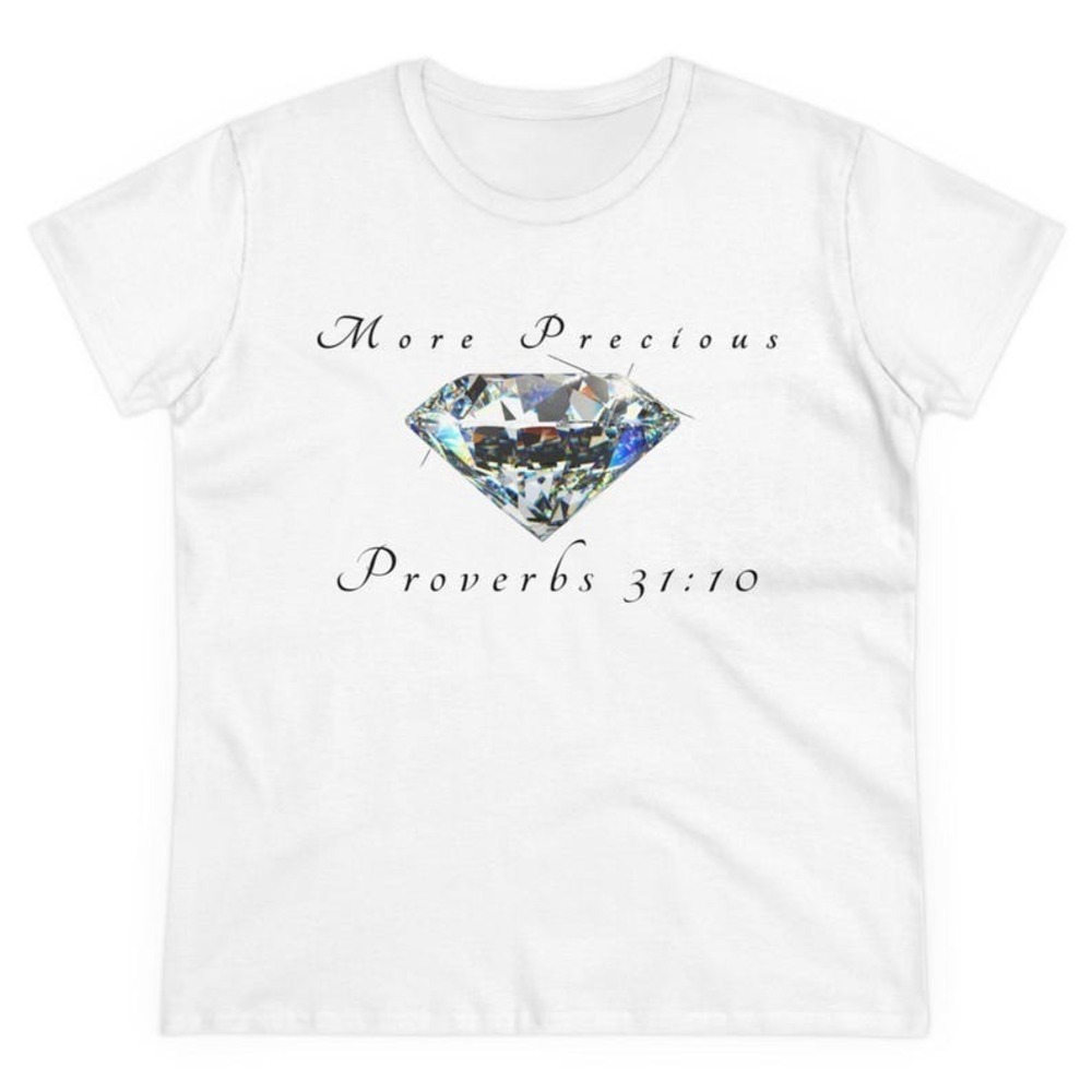 Womens Proverbs 31 More Precious Proverbs 31 Womens T-Shirt By Meek And Mellow